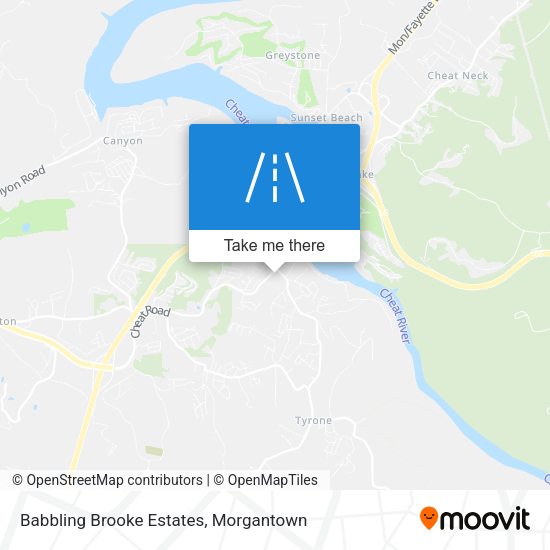 Babbling Brooke Estates map