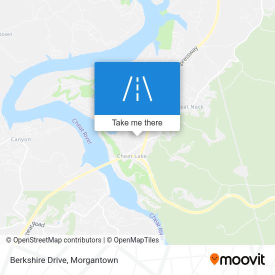Berkshire Drive map