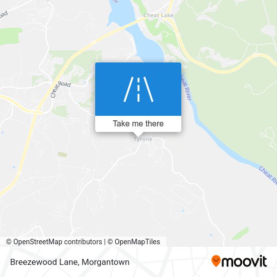 Breezewood Lane map
