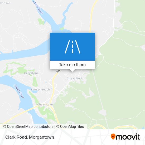 Mapa de Clark Road