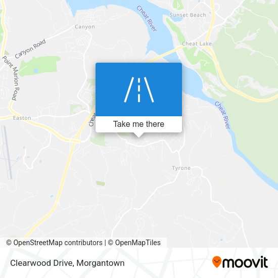 Clearwood Drive map