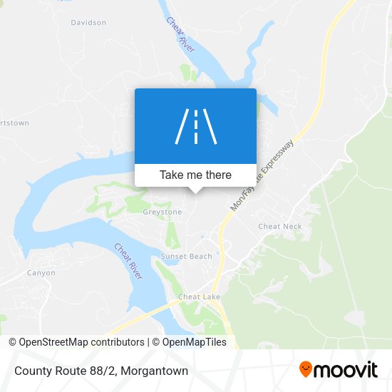 Mapa de County Route 88/2