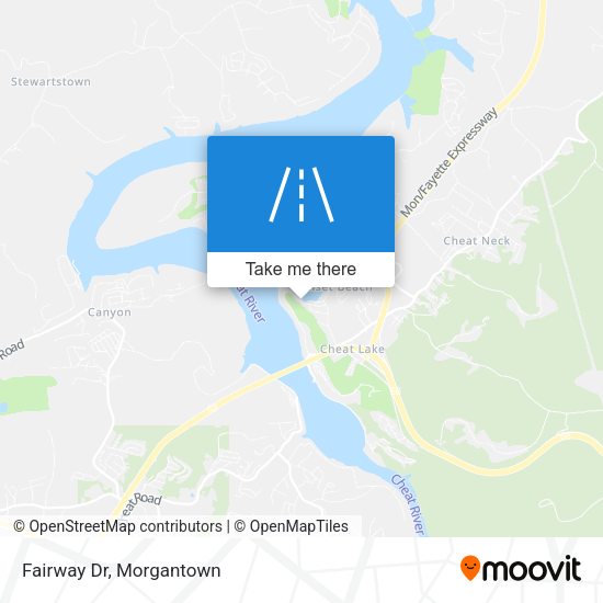 Mapa de Fairway Dr