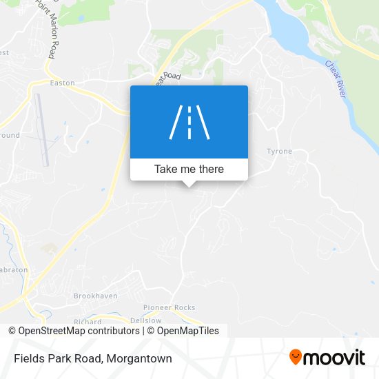Mapa de Fields Park Road