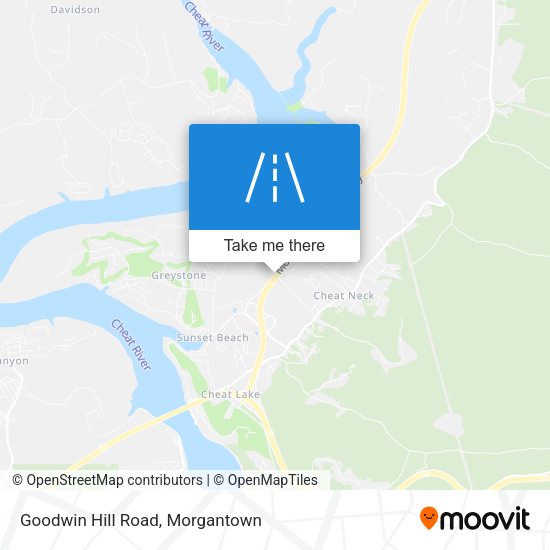 Goodwin Hill Road map