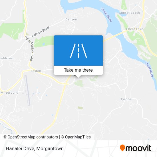 Mapa de Hanalei Drive