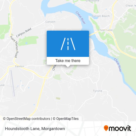 Houndstooth Lane map