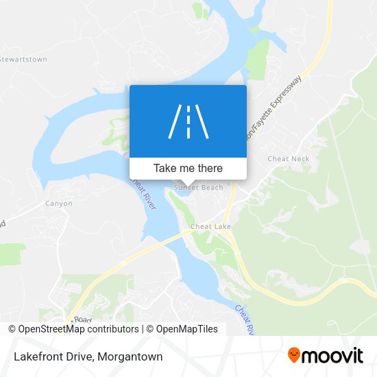 Lakefront Drive map