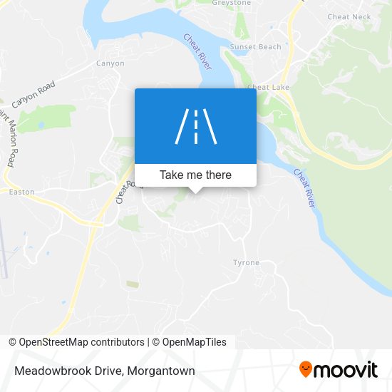 Meadowbrook Drive map
