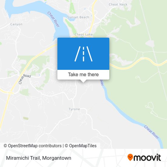 Miramichi Trail map