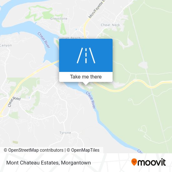 Mapa de Mont Chateau Estates
