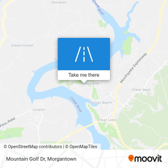 Mapa de Mountain Golf Dr