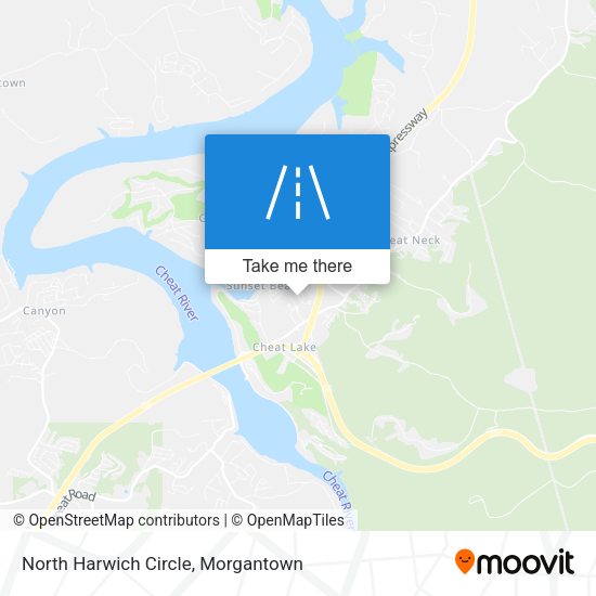 North Harwich Circle map
