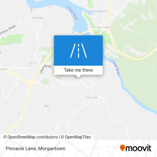 Mapa de Pinnacle Lane