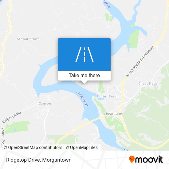 Mapa de Ridgetop Drive