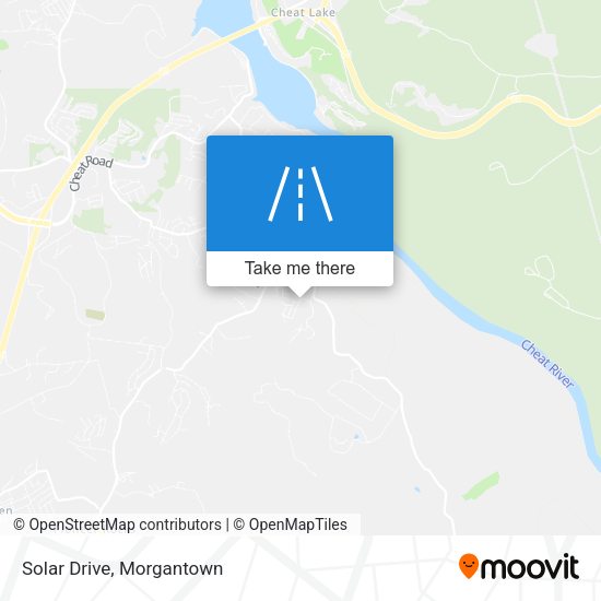 Solar Drive map