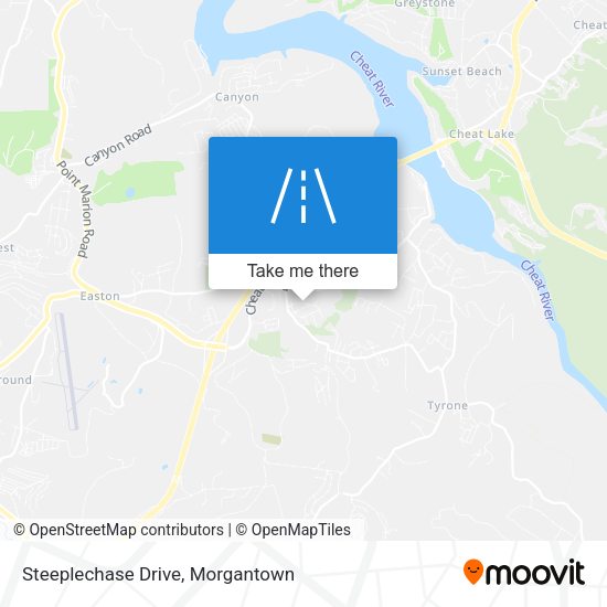 Steeplechase Drive map