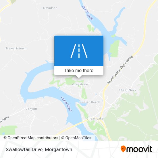 Swallowtail Drive map