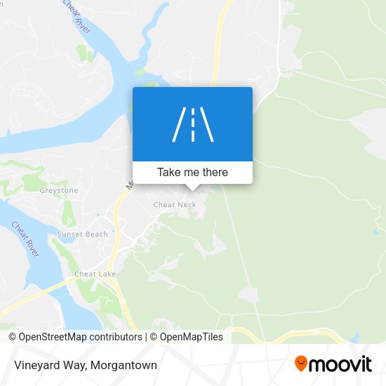 Mapa de Vineyard Way