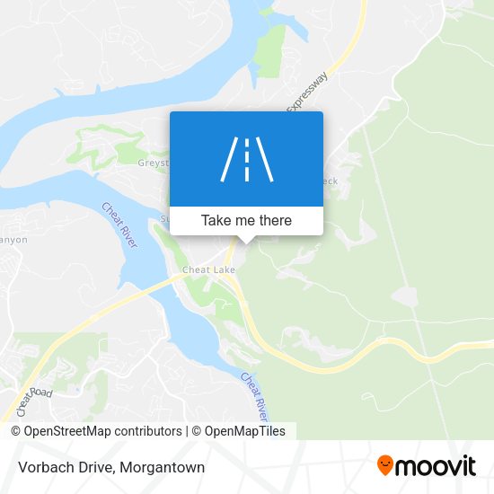 Mapa de Vorbach Drive