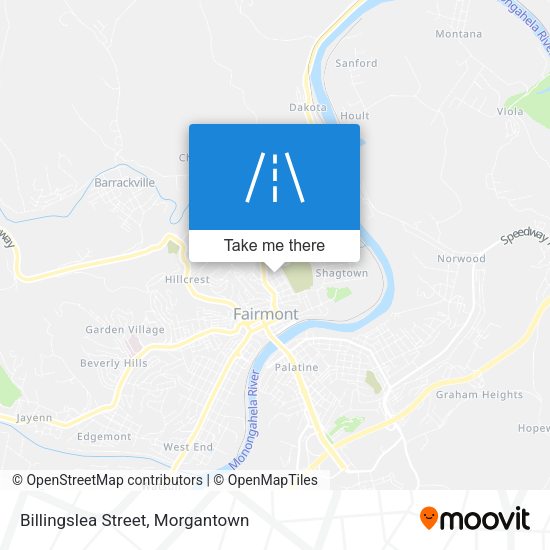 Mapa de Billingslea Street