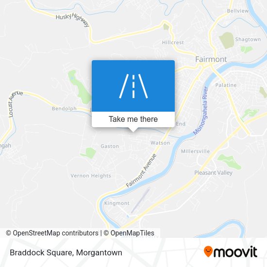 Mapa de Braddock Square