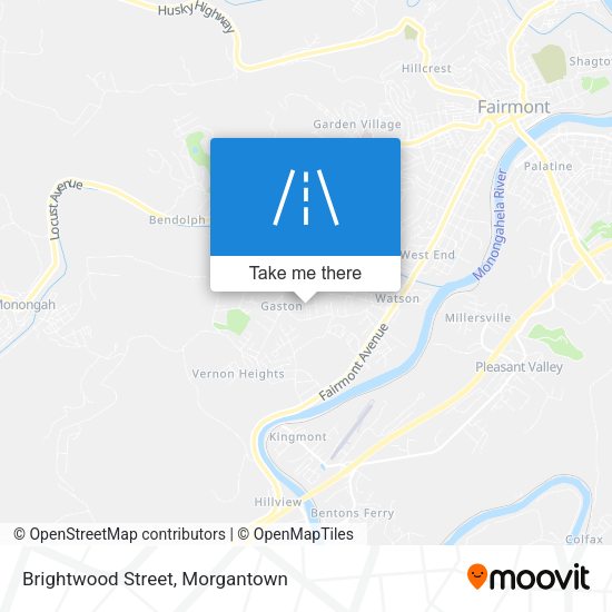 Brightwood Street map