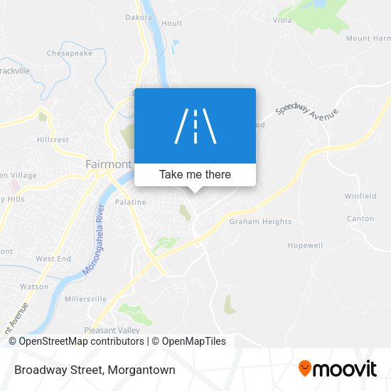 Broadway Street map