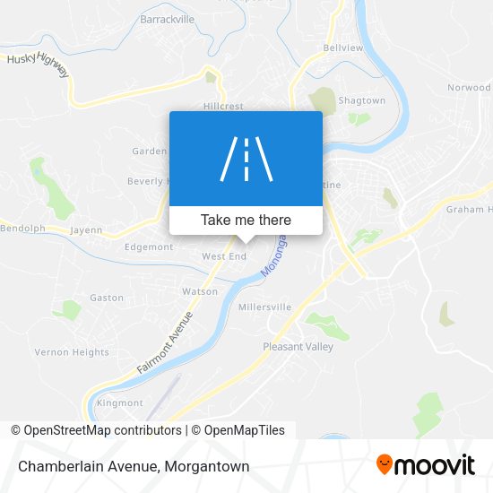 Mapa de Chamberlain Avenue