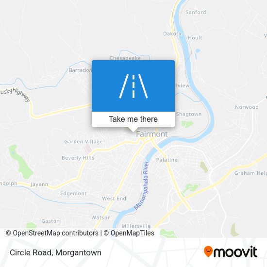 Mapa de Circle Road