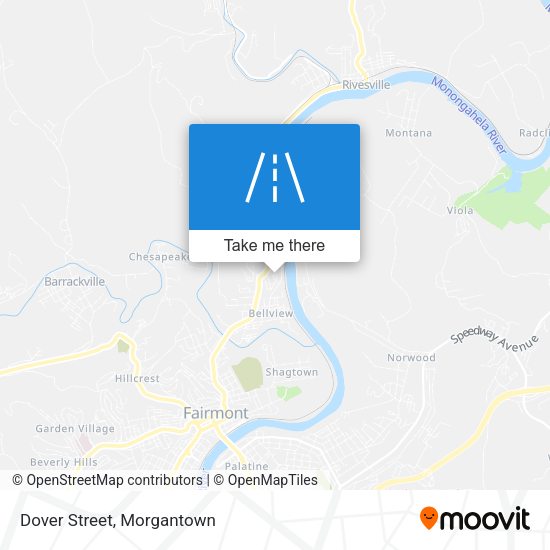 Mapa de Dover Street