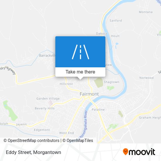 Eddy Street map