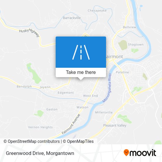 Greenwood Drive map