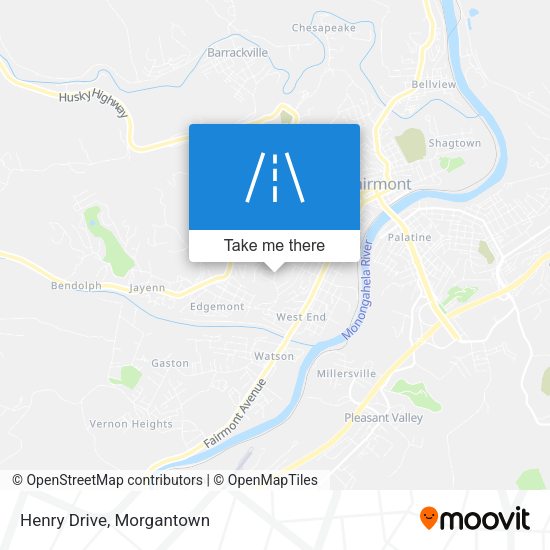 Mapa de Henry Drive