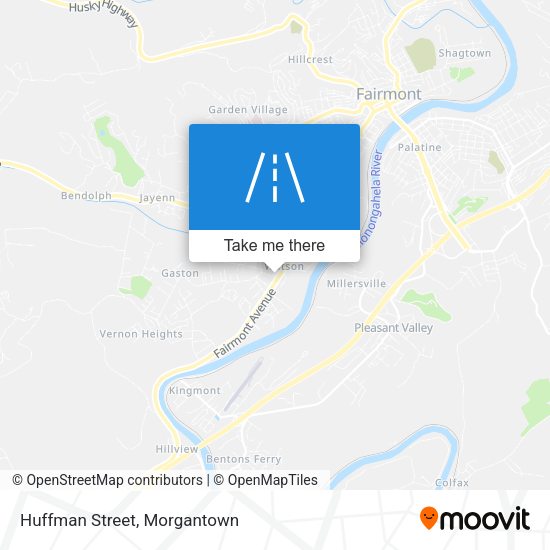 Huffman Street map