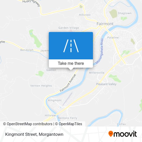 Kingmont Street map