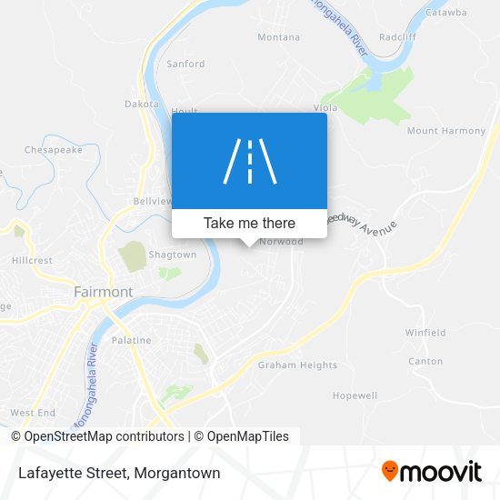 Mapa de Lafayette Street