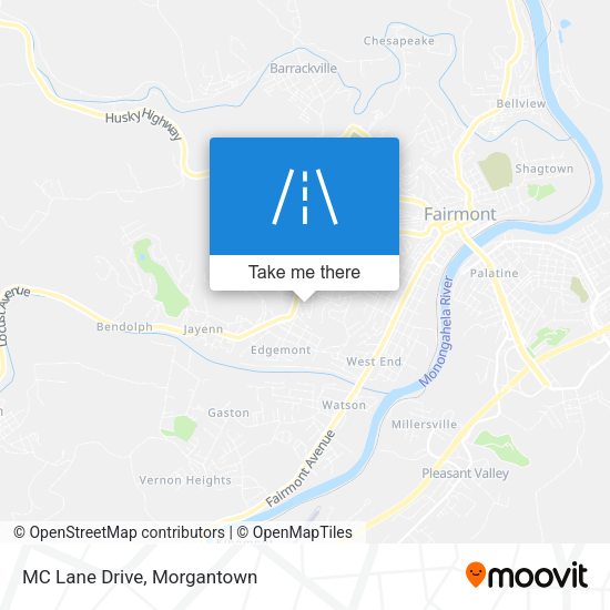 Mapa de MC Lane Drive
