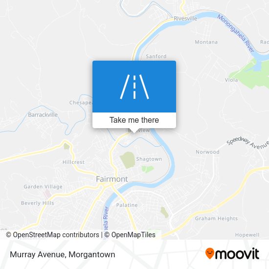 Mapa de Murray Avenue