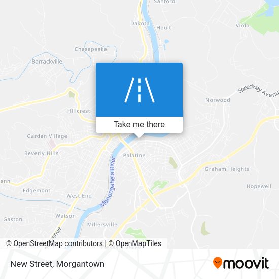 Mapa de New Street