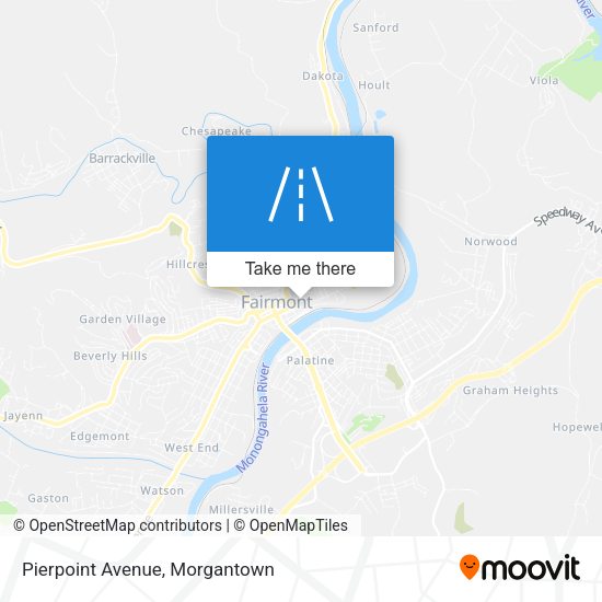 Pierpoint Avenue map