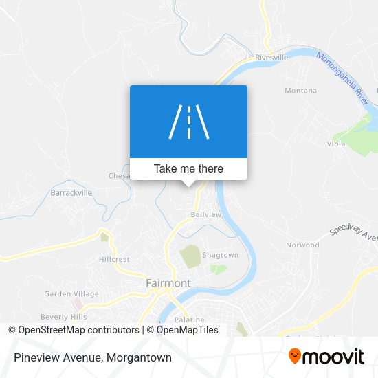 Pineview Avenue map