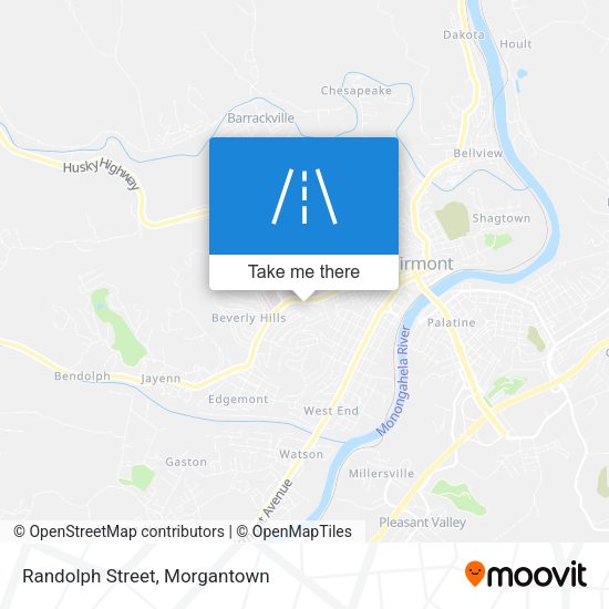 Randolph Street map