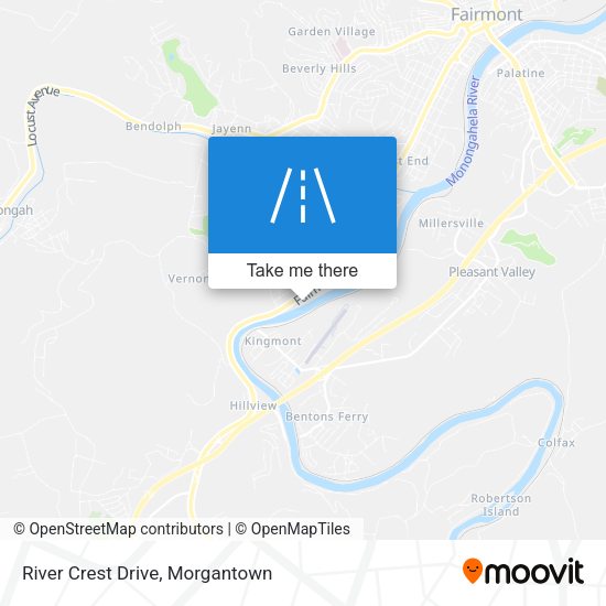 River Crest Drive map