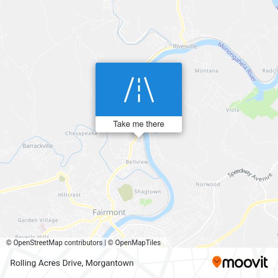 Mapa de Rolling Acres Drive
