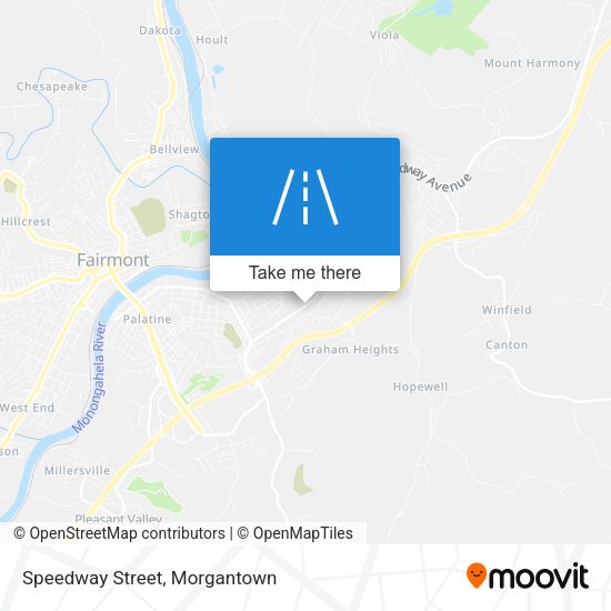 Mapa de Speedway Street
