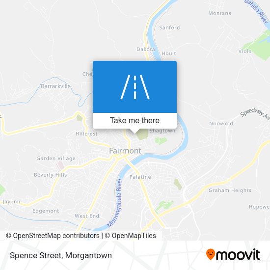 Mapa de Spence Street