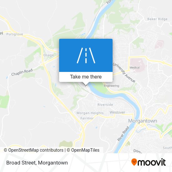 Mapa de Broad Street