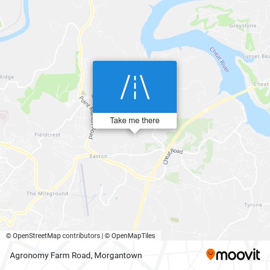 Agronomy Farm Road map