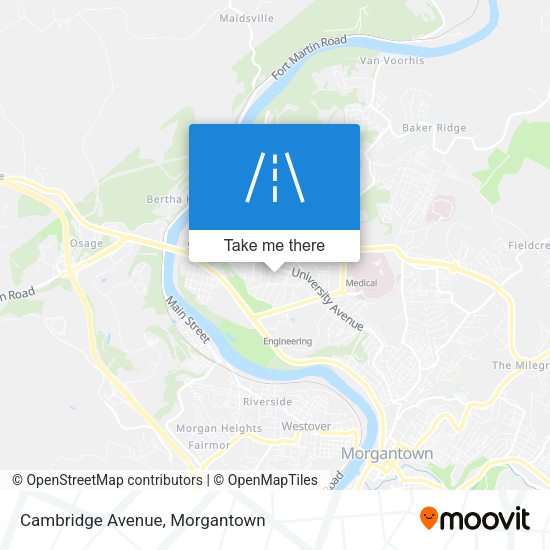 Cambridge Avenue map